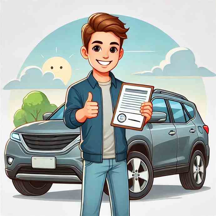 A motorist feeling confident in his accident-only car insurance